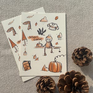 Carte postale "autumn’s essentials » -A6
