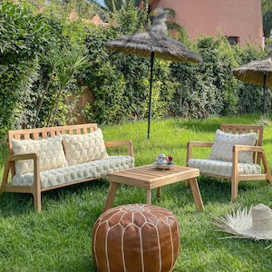 Mid Century Modern Sofa Sectional, Accent Chair, Outdoor Furniture, Patio Furniture, Garden Bench Outdoor , Outdoor Bench, Patio Bench