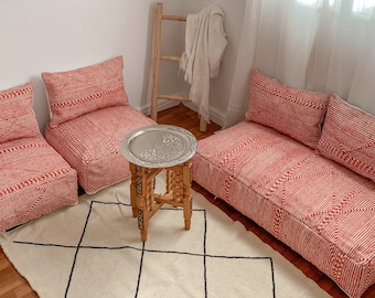Moroccan Floor Couch Floor Seating Unstuffed Complete Set Long Floor Cushion Stuffing Zipped Pouches Moroccan Floor Sofa Etsy
