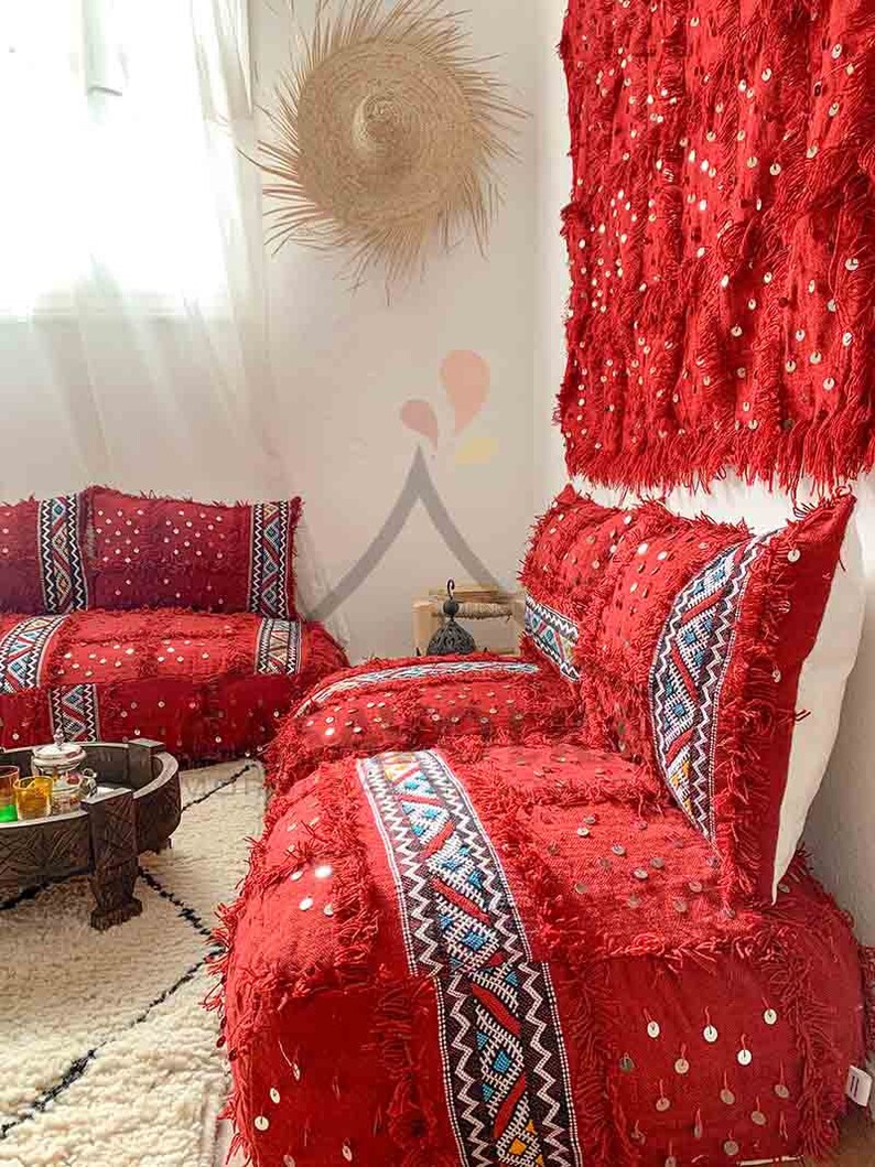 Moroccan Floor Couch Floor Seating Unstuffed Complete Set Long Etsy