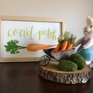 Springtime garden bunny