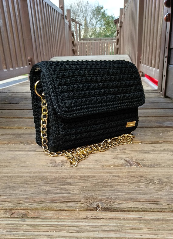 black luxury bag
