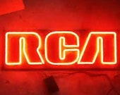 RCA Real Flashing Neon Sign from Blade Runner