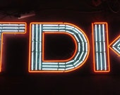 TDK 3-Sectioned Real Neon Sign from Blade Runner