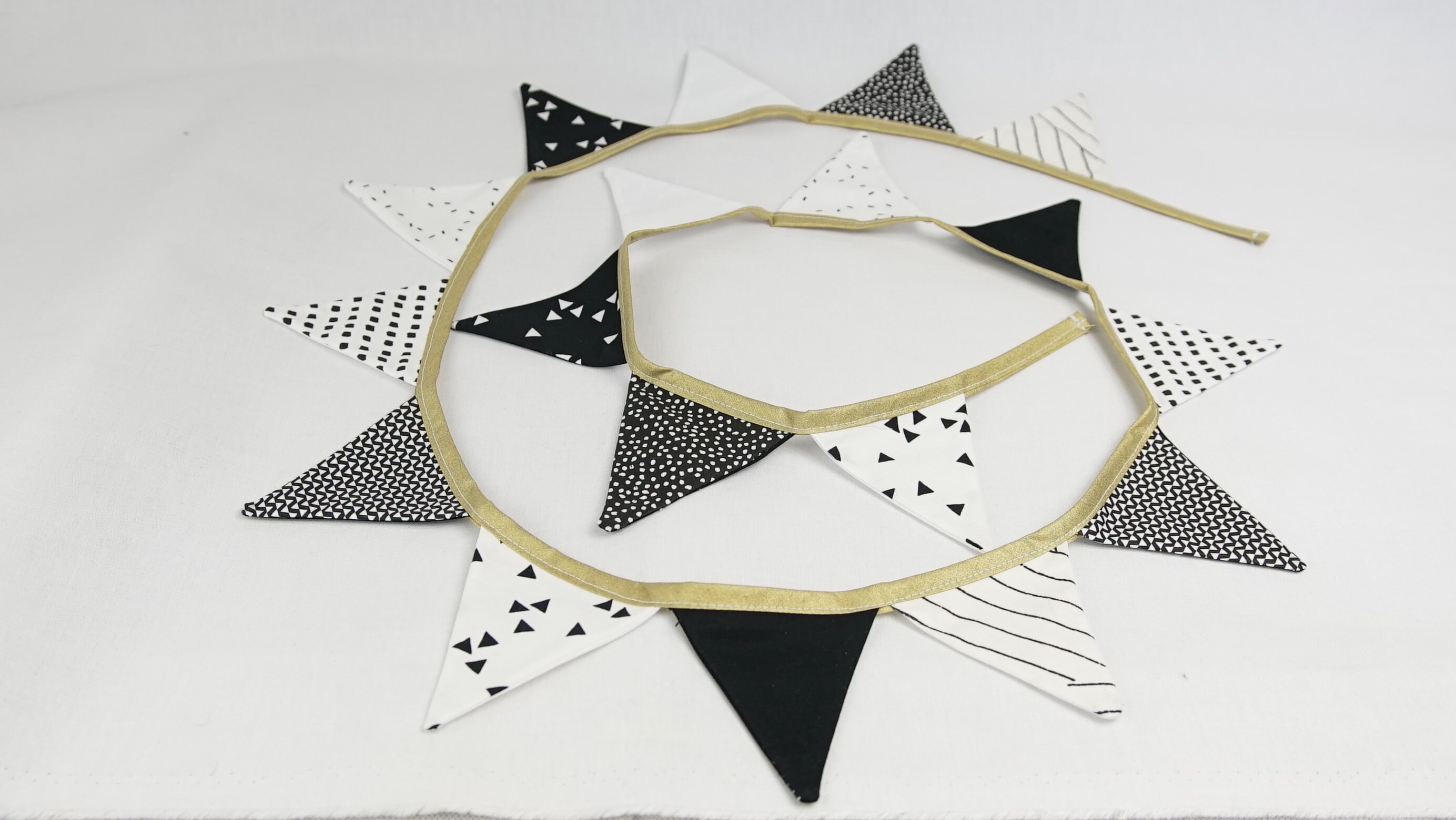 Guirlande de Petits Fanions 100% Oeko-Tex