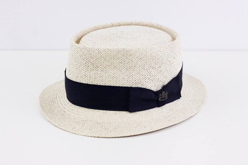 black boater hat mens