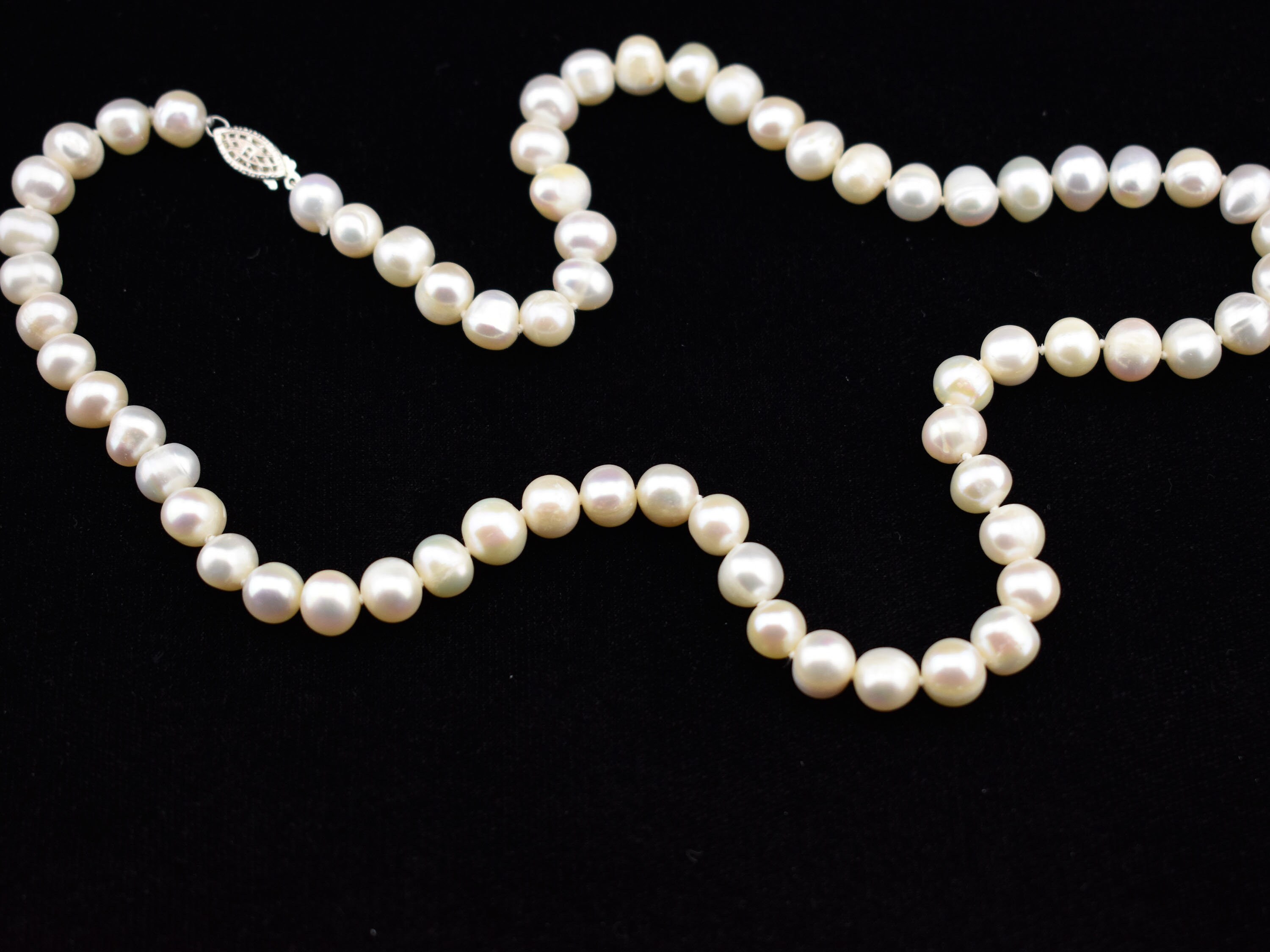 Pearl Restringing, Stringing, Any Necklace, Pearls, Beads, Crystals, Stones, Hand Knotted, Silk