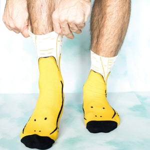 Banana Peel Socks - Etsy