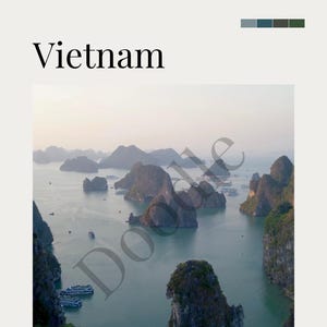 Vietnam Travel Poster - Personalisation available!