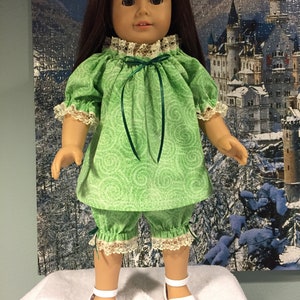 2 piece light green pajama set