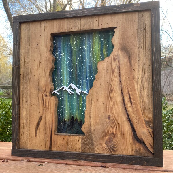 Vermont Wood Art Etsy