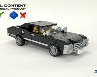 NOT SET! INSTRUCTlONS ONLY!  - 1967 Chevrolet Impala inspired Speed Champions Classic Muscle Car Custom 8 stud wide Moc