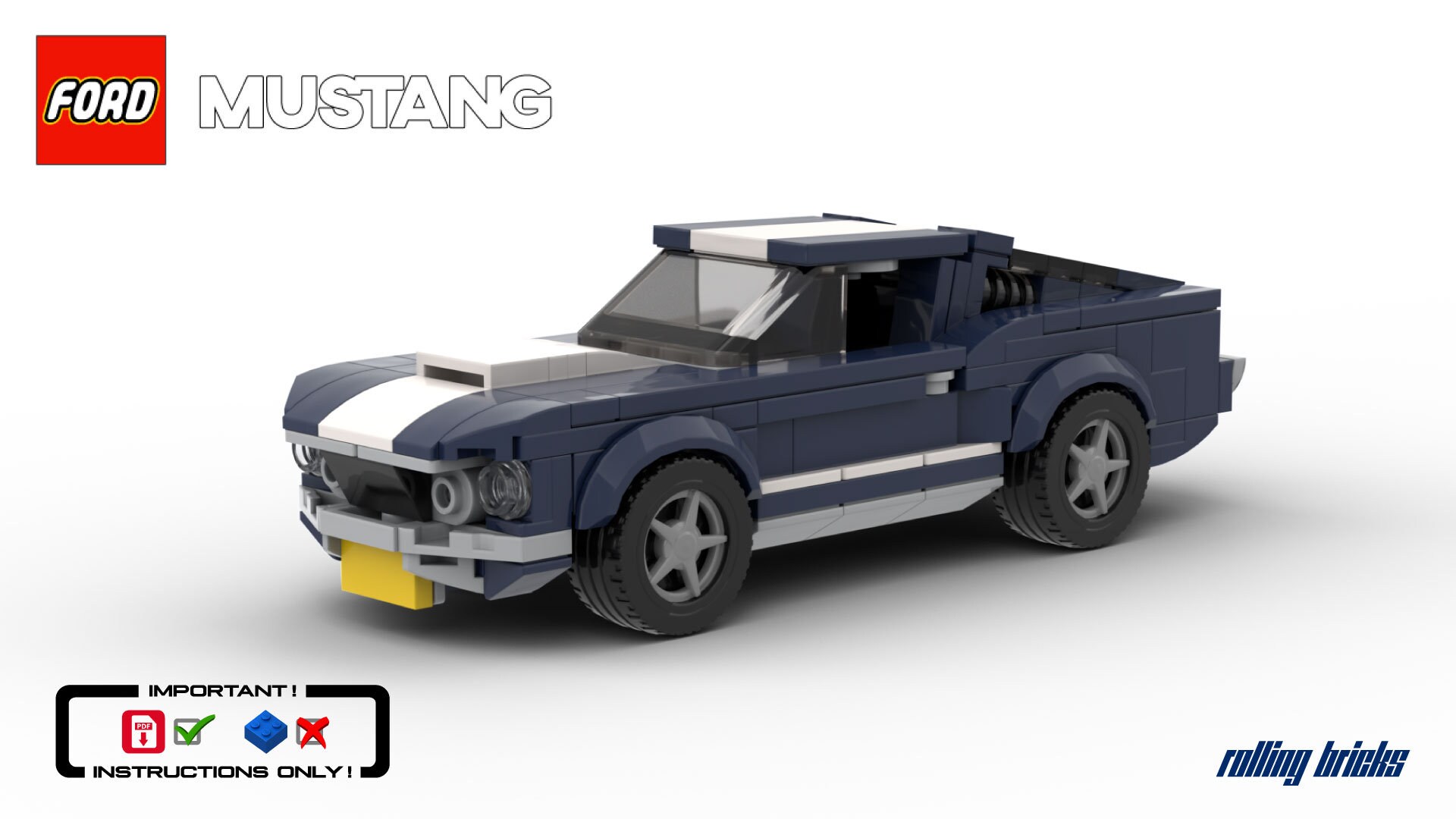 lego ford mustang moc