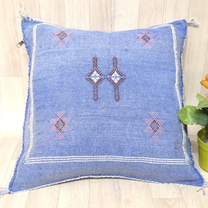 Cactus Silk Pillow Cover, Moroccan Sabra Cushion Cover , Boho Pillow, Sabra Cactus Silk Cushion,Decorative Sabra Silk Pillow