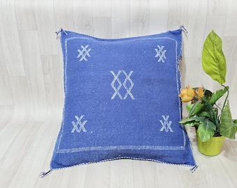 Cactus Silk Cushion Cover - Sabra pillow - Handmade Morocco cushion