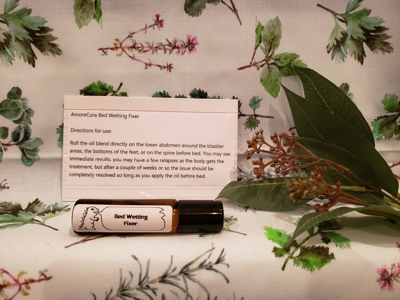 Bed Wetting Solution Children's Bed Wetting Fixer Treatment Essential Oil Blend Certified