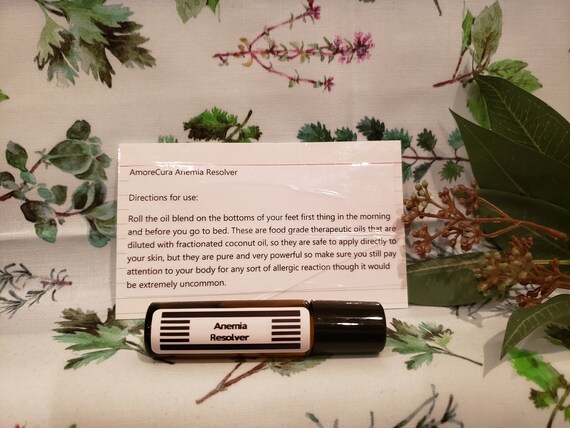 Anemia Support Essential Oil Blend Iron Deficiency Anemic All Etsy