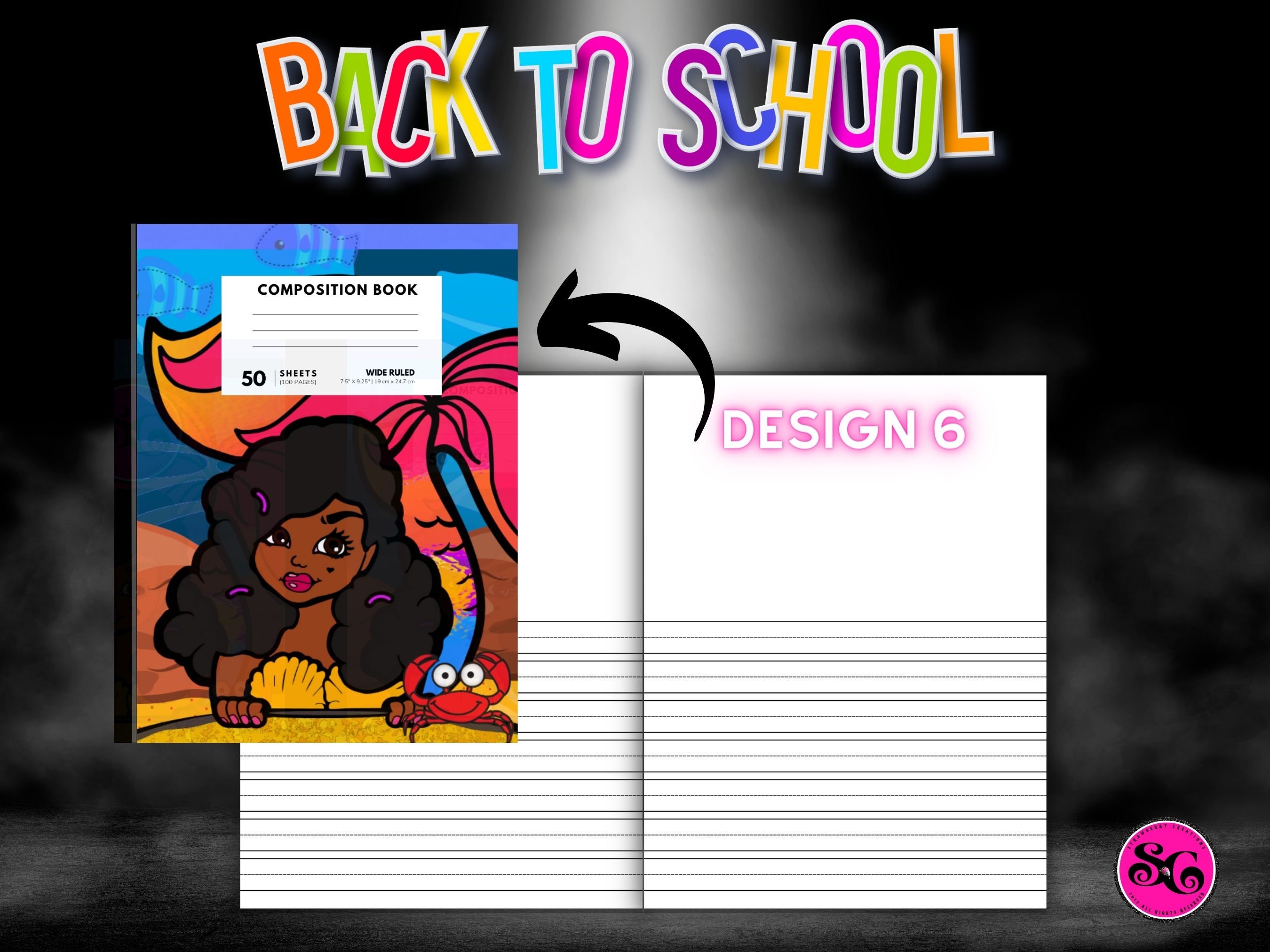 Wide Ruled Composition Notebook Journals | Future Gymnast, Ballerina, Black Girl Magic | Back to School Notebook | African American Girls