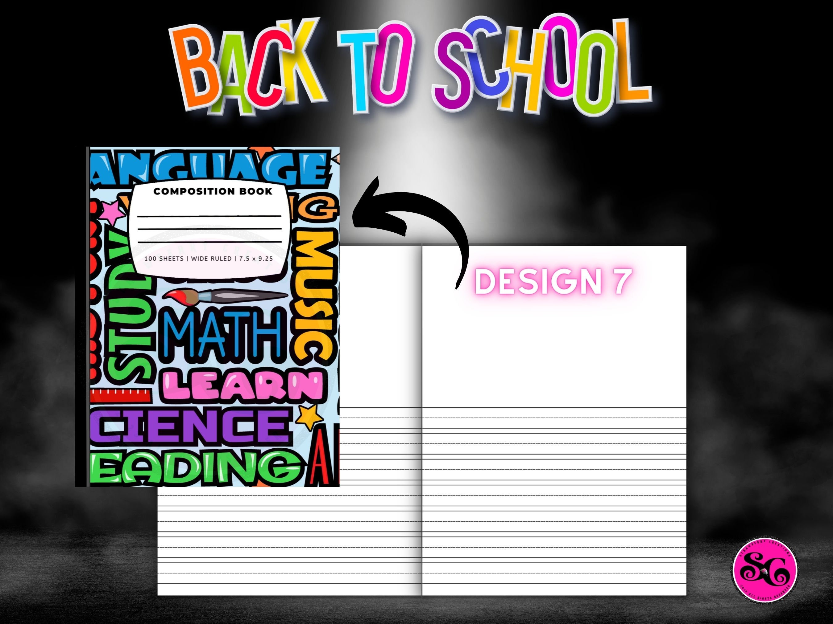 Wide Ruled Composition Notebook Journals | Future Gymnast, Ballerina, Black Girl Magic | Back to School Notebook | African American Girls