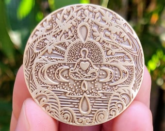 Sober Journey Coin – Encouragement Gift for AA & NA Recovery, Inspirational Token
