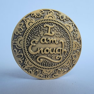 Sobriety Medallion Gift, AA Recovery Chip, 1 Year Sober Coin