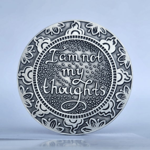 I am NOT MY THOUGHTS - Self Care Zen Meditation Gift, New Age Mindfulness Gift, Womens Spiritual Yoga Gift, Anti Stress Anxiety Relief