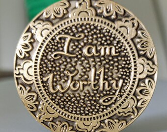 Sobriety Coin AA Medallion, Sober Alcoholics Anonymous Gift, Alcoholic Narcotics Recovery Coin, 12 Step Milestone Anniversary Gift