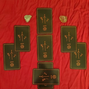 Von hier aus Manifestation Tarot Legung