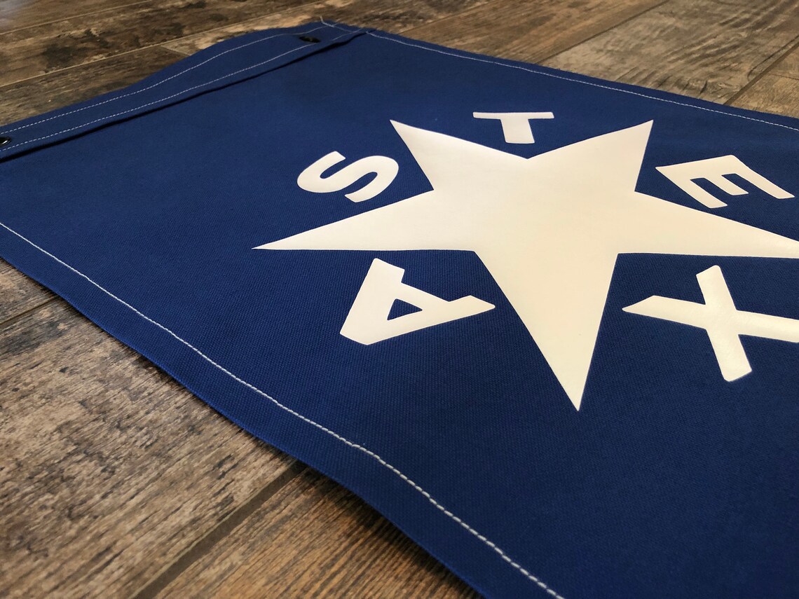 Handmade Texas Lone Star Hanging Flag Home Flag Wall Banner Etsy
