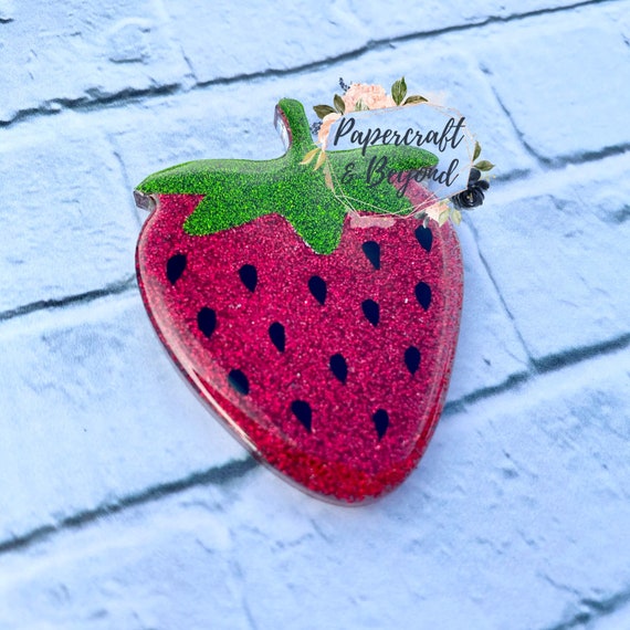 Strawberry Retractable Badge Reel Nurse Badge Reel Cute Badge Reel Summer  Time Fun Badge Reels 