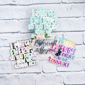 Made To Order: Funny 'I Match Energy' Nurse Badge Reel