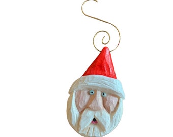 Santa Claus Secret Santa Classroom Gift Exchange Gift Tag Santa Christmas Decorations for Christmas Tree Ornament