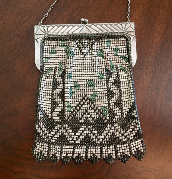 Antique Art Deco Mesh Wristlet