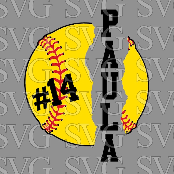 Softball mom svg, Softball svg, template, Softball shirt svg, cut file, iron on, cricut, name, Softball decal, Softball player svg, team svg