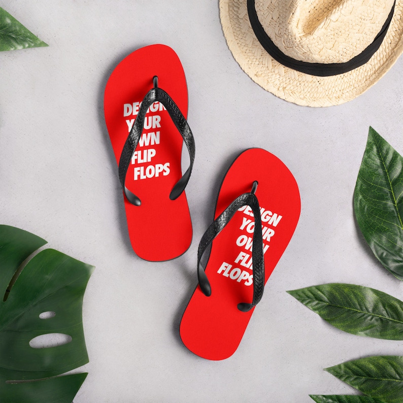 create your own flip flops