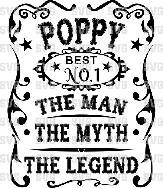 Poppi The Man The Myth Legend Father's Day Gift For Grandpa Poppi The Man The Myth Legend Father's Day Gift For Grandpa