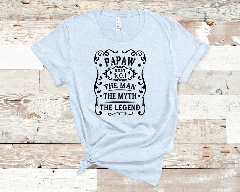 PaPaw Man Myth Legend svg Fathers Day svg Grandfather svg ...