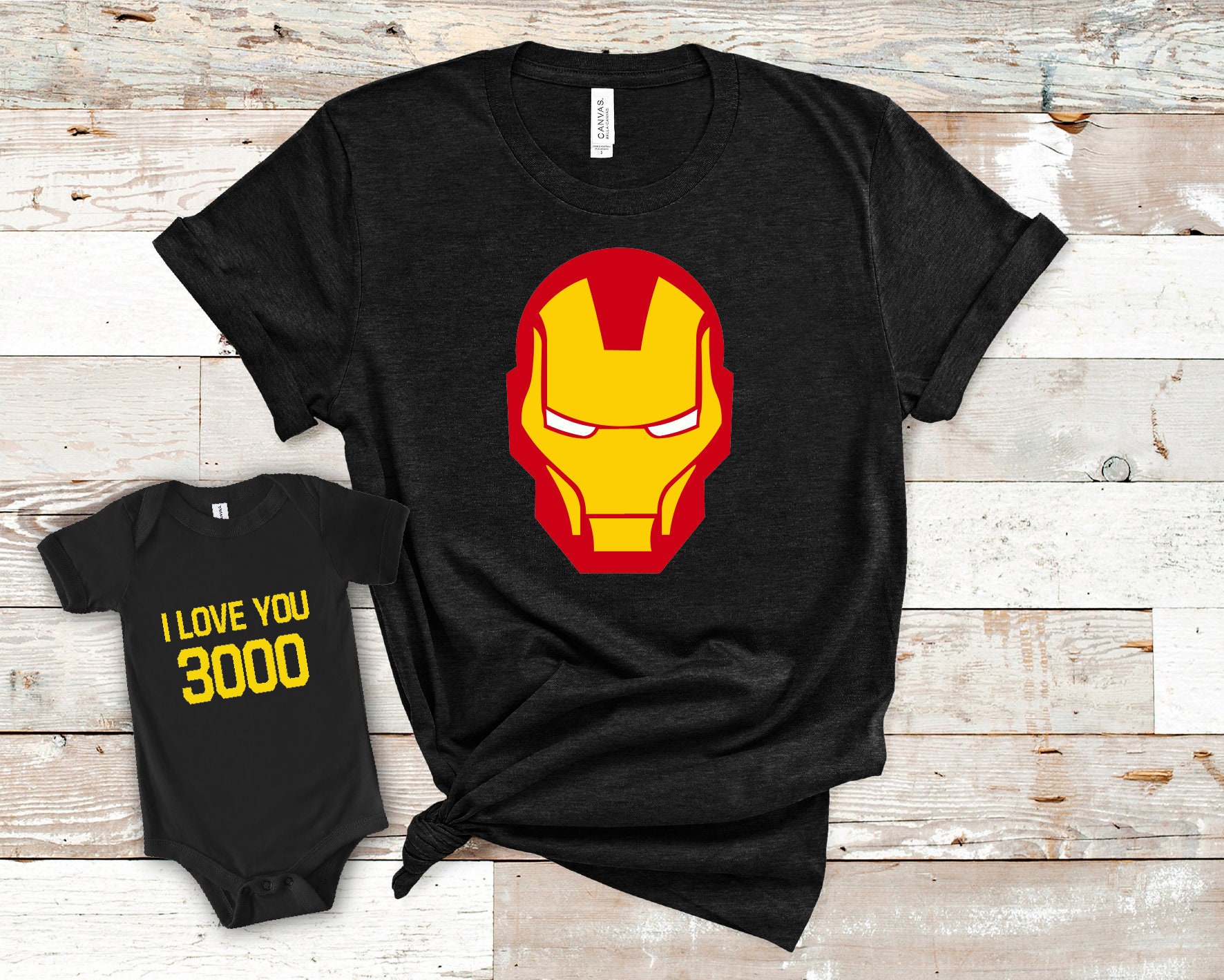 Fathers Day Gifts From Son I Love You 3000 Father Son Matching Etsy