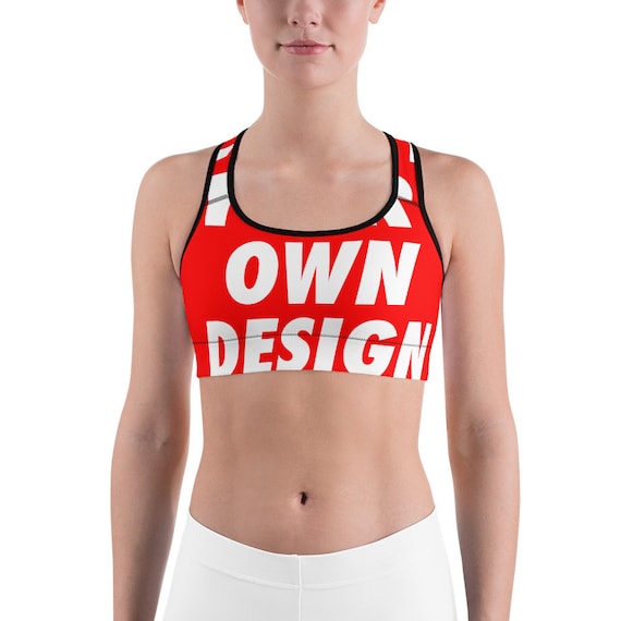 design your own sports bra