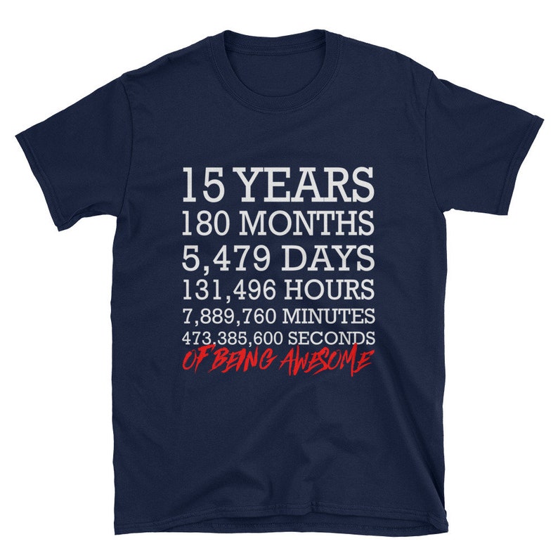 15th Birthday Shirt 15 Year Old Birthday Shirt Birthday Boy - Etsy