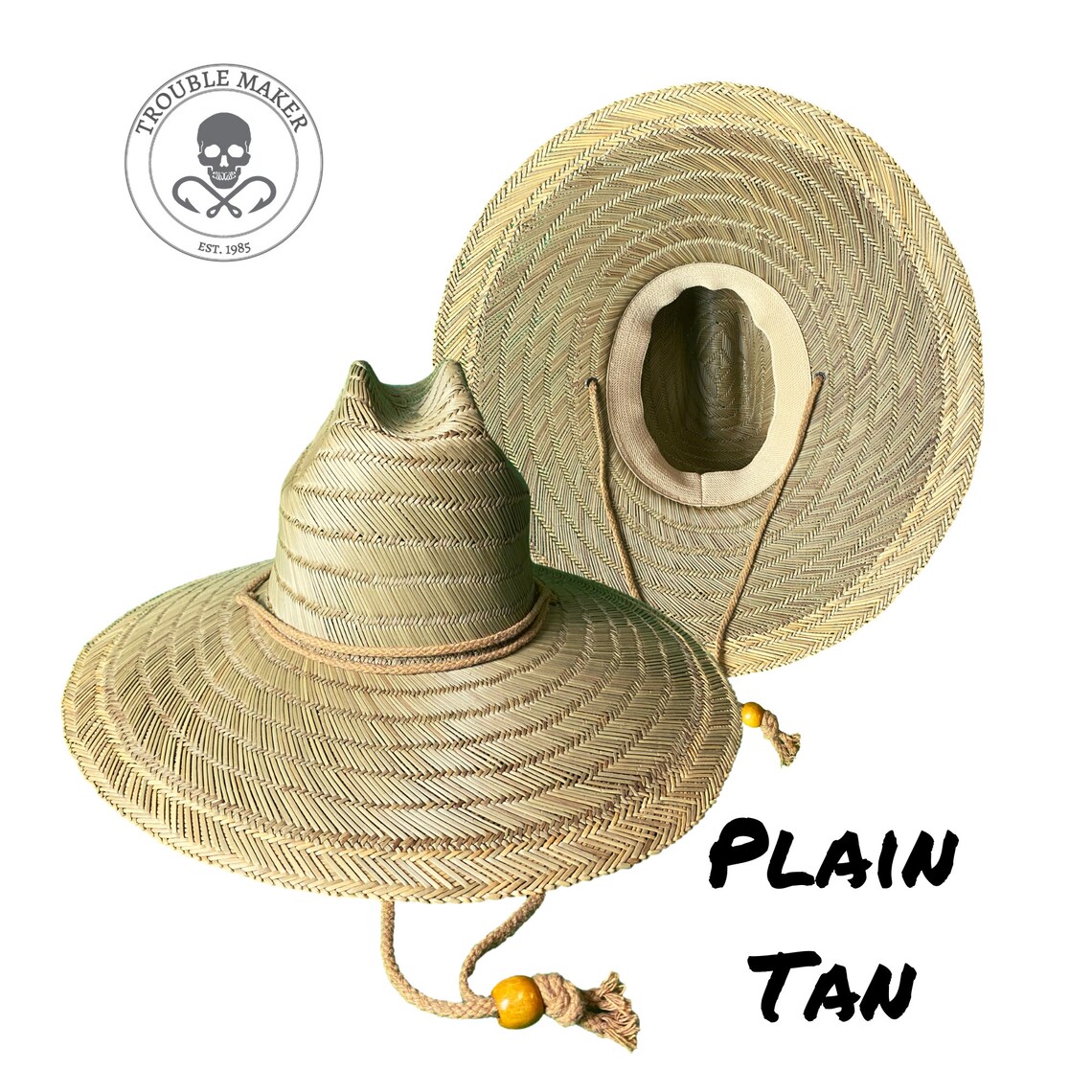 Custom Straw Hat With Leather Patch Logo. Personalized Etsy