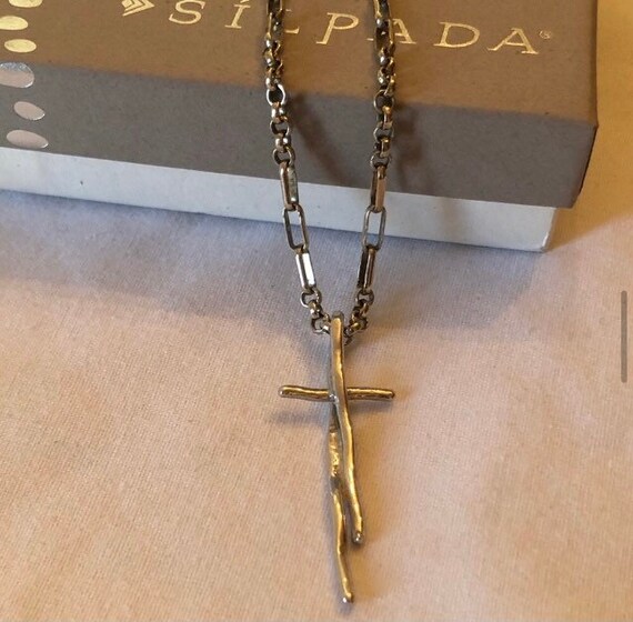 Silpada twisted hotsell cross necklace