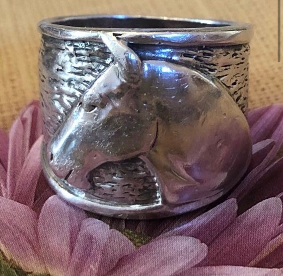 RARE Vintage Artisan Silpada Textured and Oxidized Sterling Silver