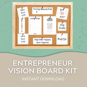 Entrepreneur Vision Board Kit Printables