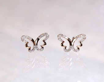 Webgoldschmied Paar Ohrstecker Diamant Ohrstecker 750 Weißgold Mit 2 Diamanten Brillanten 1 05 F If 750 Weissgold S0c5i0ua