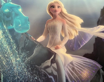 Elsa and Nokk | Frozen 2 Adventure Shadowbox with LED String Lights