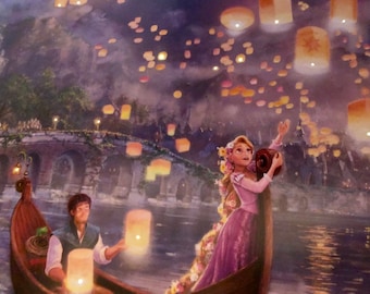 Disney's Tangled Shadowbox With LED String Lights - Etsy