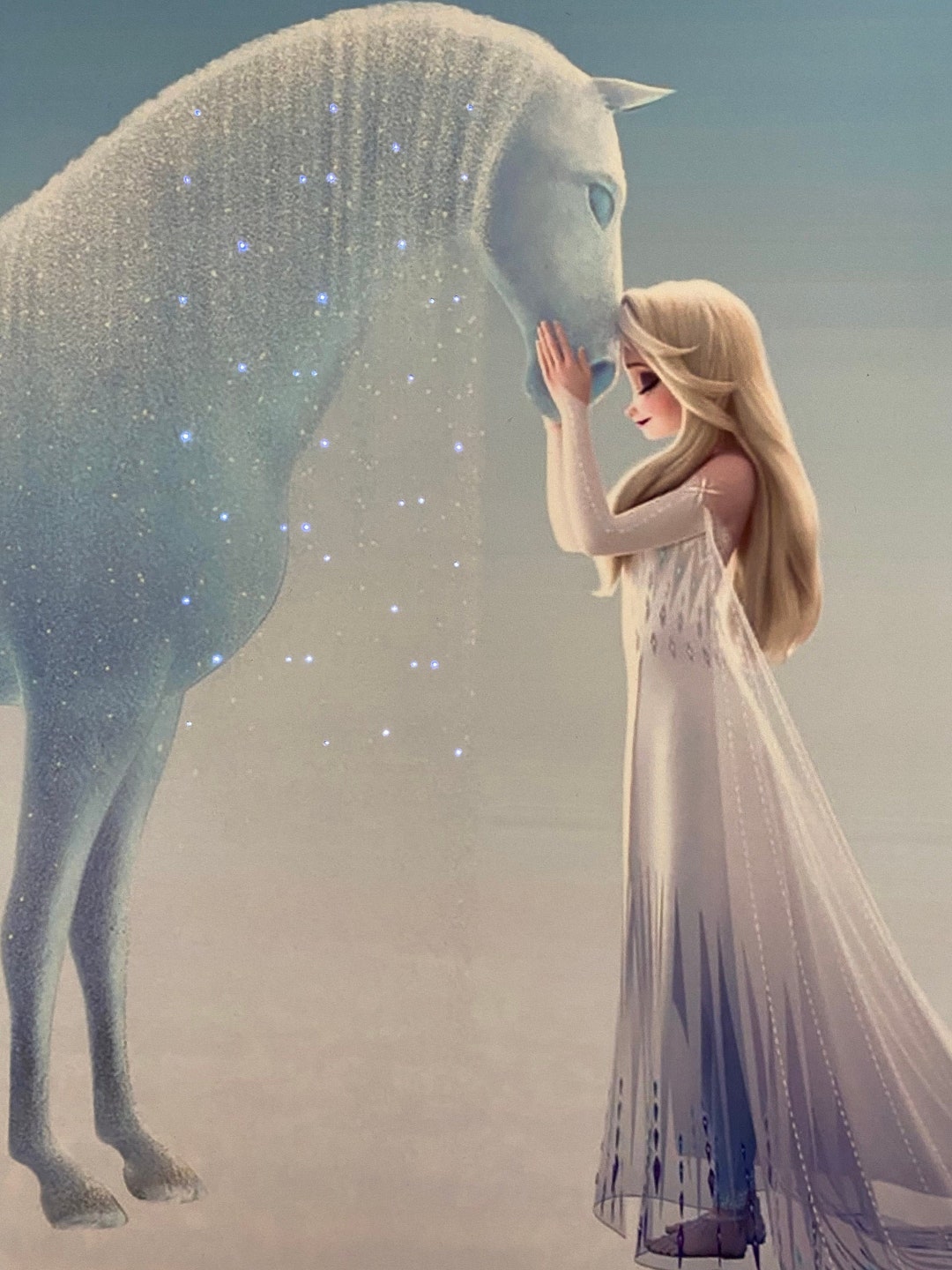 Elsa and Nokk in Disney's Frozen Shadowbox with LED Etsy 日本