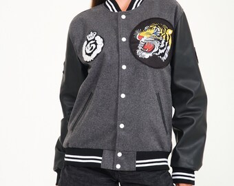 Gray Patch Jacket