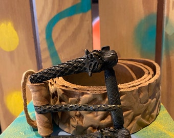 Light Brown Leather Belt